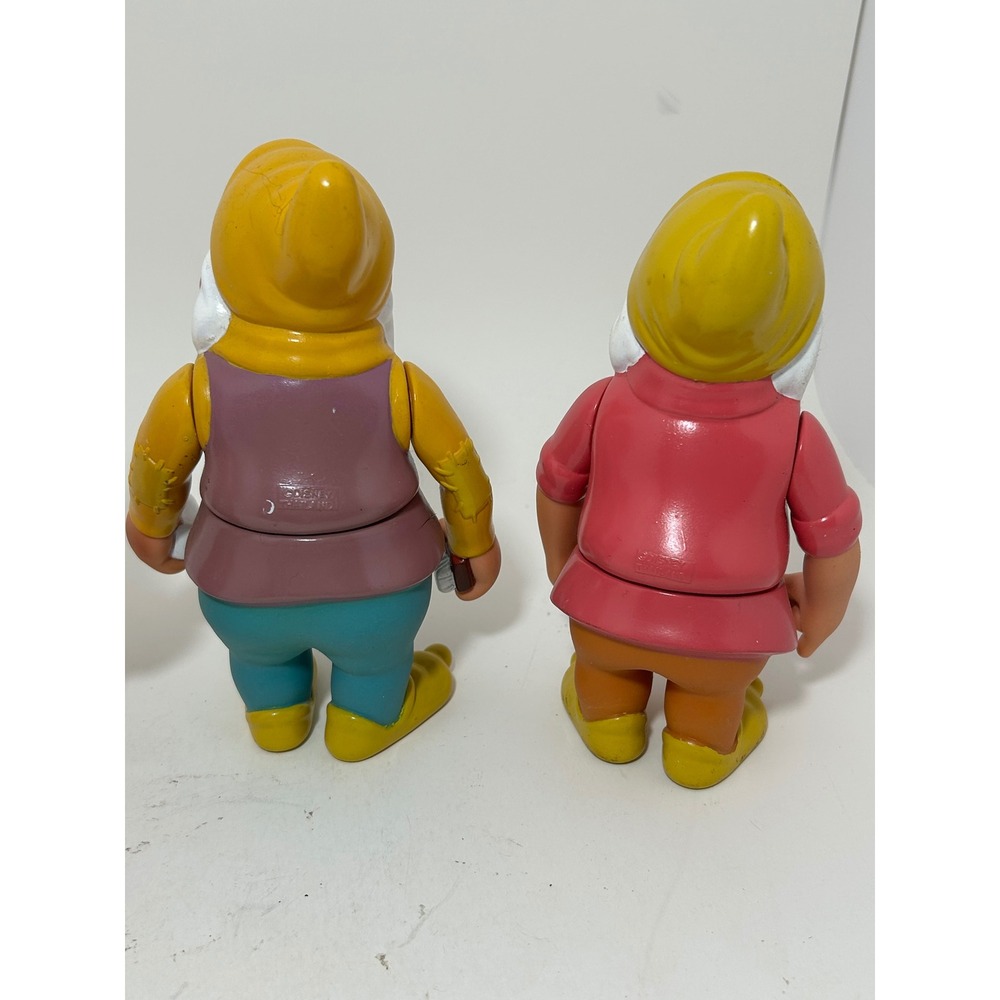 Disney Seven Dwarfs Snow White PVC Action Figure Set Vintage Thailand Complete 7 - Picture 11 of 13